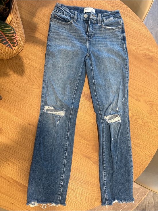 BKE Denim - BKE slim fit mid rise cropped straight jeans